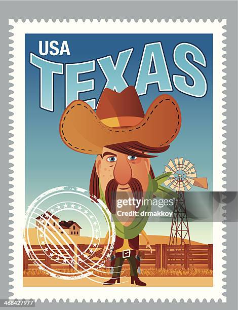 texas stamp - austin stock illustrations