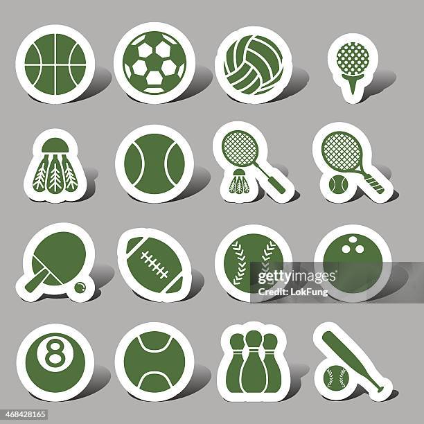 website and internet icons - sports - snooker stock illustrations