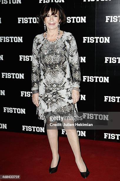 Daniele Evenou attends 'Fiston' Paris Premiere at Le Grand Rex on February 10, 2014 in Paris, France.