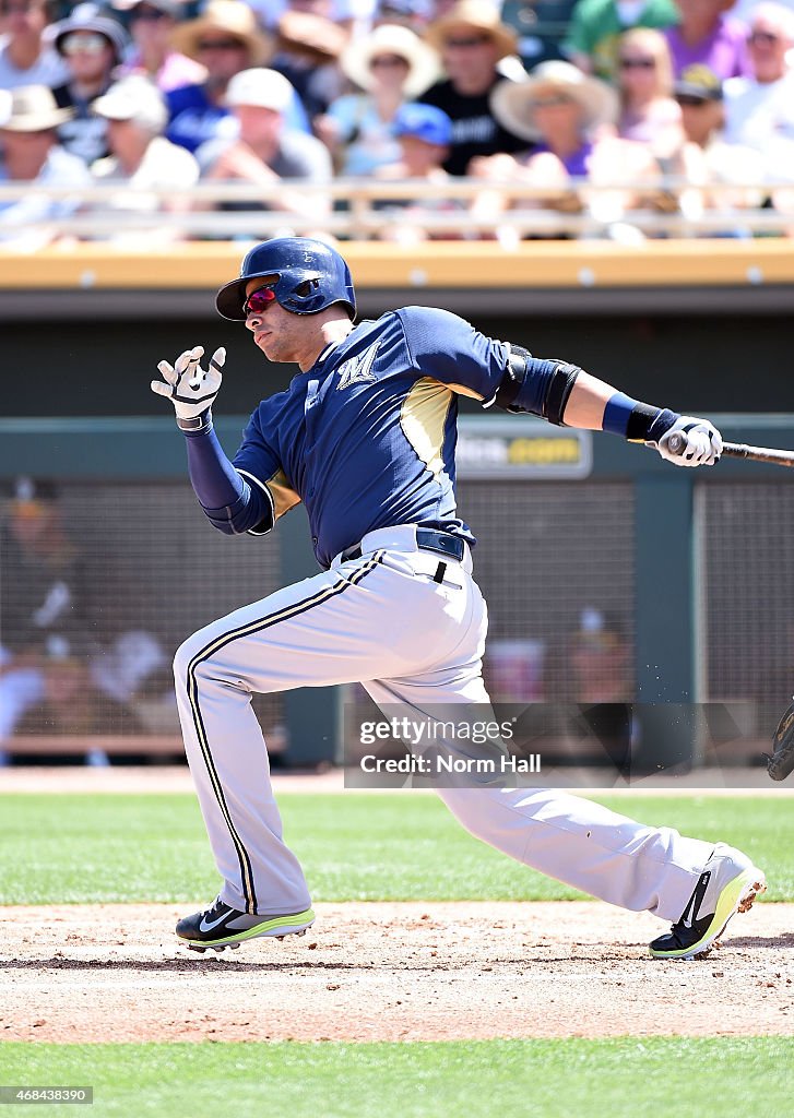 Milwaukee Brewers v Oakland Athletics