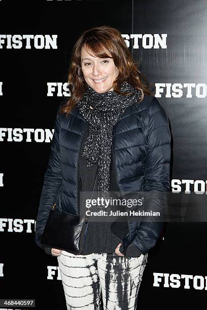 Daniela Lumbroso attends 'Fiston' Paris Premiere at Le Grand Rex on February 10, 2014 in Paris, France.