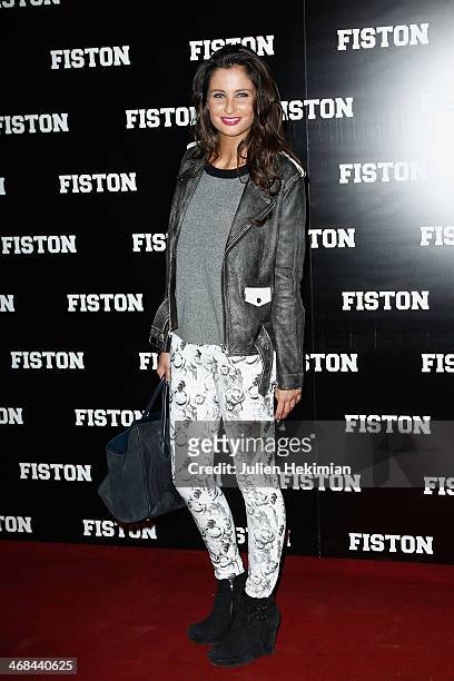 Malika Menard attends 'Fiston' Paris Premiere at Le Grand Rex on February 10, 2014 in Paris, France.