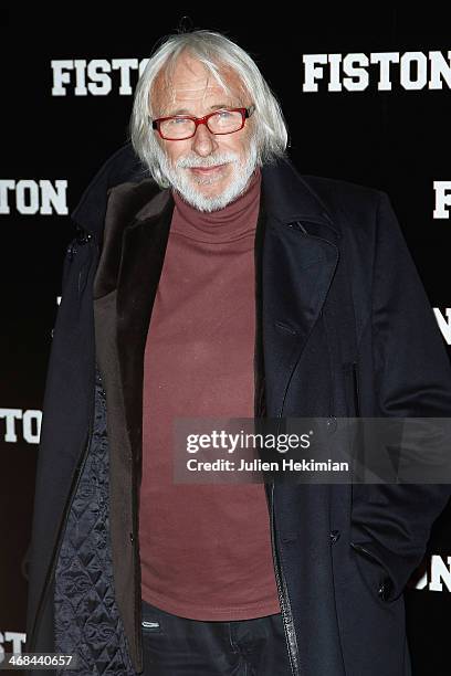 Pierre Richard attends 'Fiston' Paris Premiere at Le Grand Rex on February 10, 2014 in Paris, France.