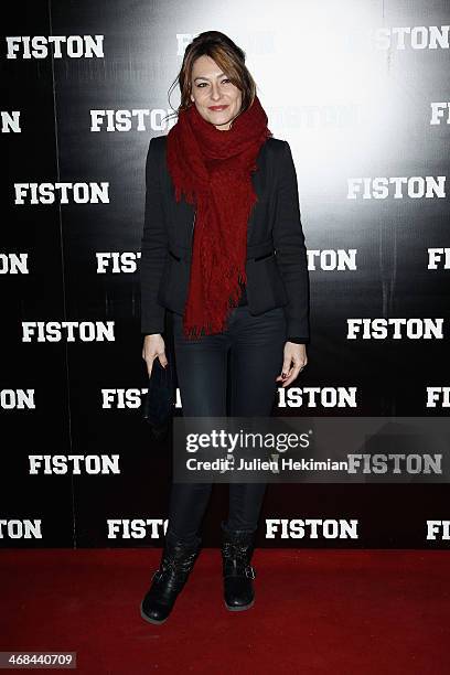 Shirley Bousquet attends 'Fiston' Paris Premiere at Le Grand Rex on February 10, 2014 in Paris, France.