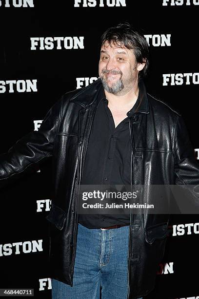 Guy Lecluyse attends 'Fiston' Paris Premiere at Le Grand Rex on February 10, 2014 in Paris, France.
