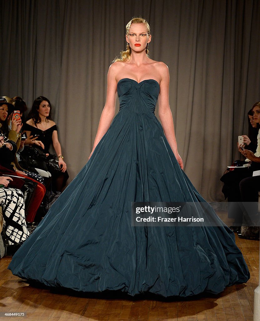 Zac Posen - Runway - Mercedes-Benz Fashion Week Fall 2014