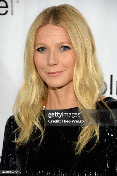 Actress Gwyneth Paltrow attends the Great American Songbook event honoring Bryan Lourd at Alice Tully Hall on February 10, 2014 in New York City.