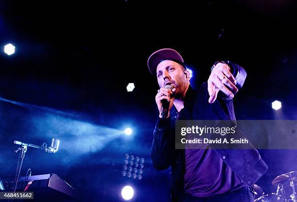 Mat Kearney performs at Iron City on April 2, 2015 in Birmingham, Alabama.