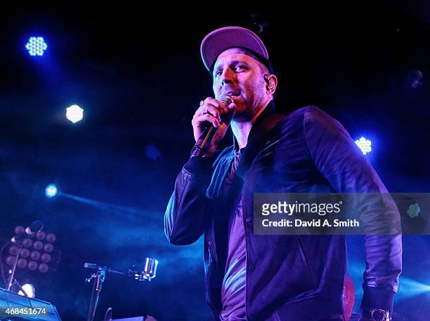 Mat Kearney performs at Iron City on April 2, 2015 in Birmingham, Alabama.