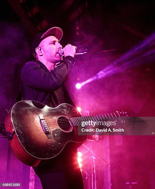 Mat Kearney performs at Iron City on April 2, 2015 in Birmingham, Alabama.