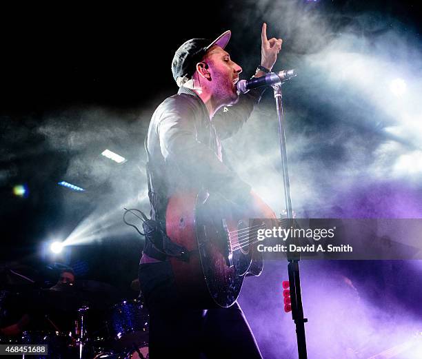 Mat Kearney performs at Iron City on April 2, 2015 in Birmingham, Alabama.