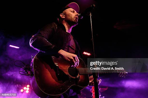 Mat Kearney performs at Iron City on April 2, 2015 in Birmingham, Alabama.