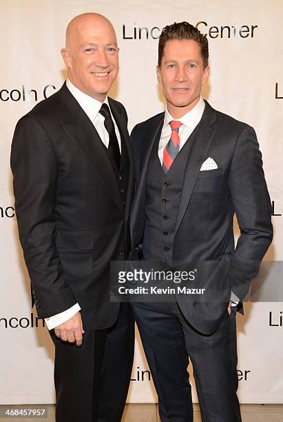 Bryan Lourd and Bruce Bozzi attend The Great American Songbook event honoring Bryan Lourd at Alice Tully Hall on February 10, 2014 in New York City.
