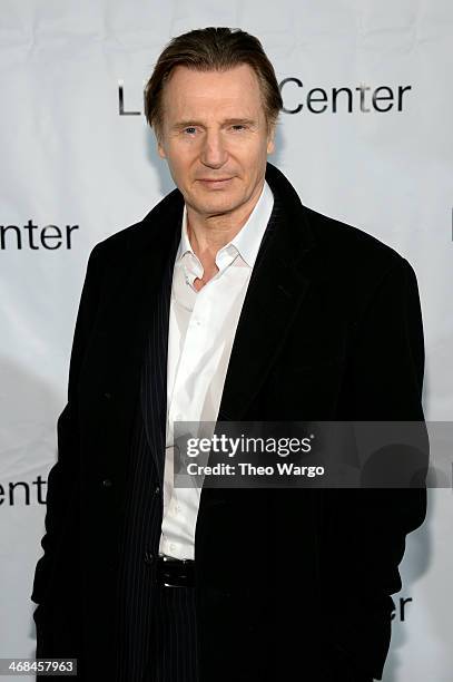 Actor Liam Neeson attends the Great American Songbook event honoring Bryan Lourd at Alice Tully Hall on February 10, 2014 in New York City.