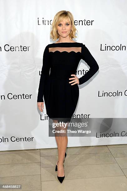 Actress Reese Witherspoon attends the Great American Songbook event honoring Bryan Lourd at Alice Tully Hall on February 10, 2014 in New York City.