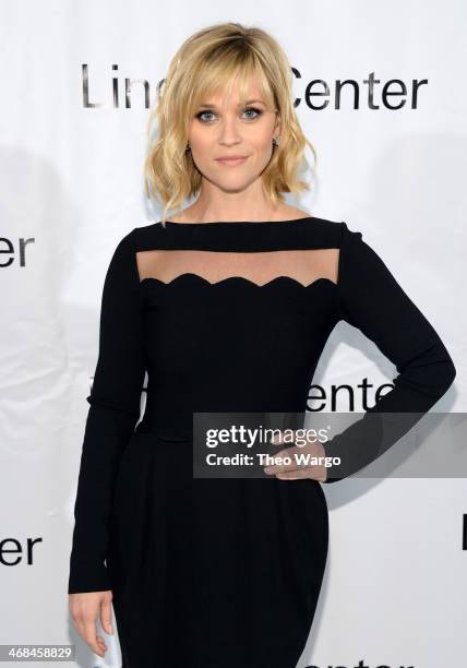 Actress Reese Witherspoon attends the Great American Songbook event honoring Bryan Lourd at Alice Tully Hall on February 10, 2014 in New York City.