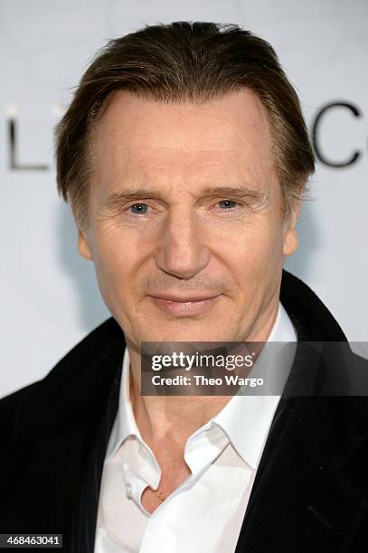 Actor Liam Neeson attends the Great American Songbook event honoring Bryan Lourd at Alice Tully Hall on February 10, 2014 in New York City.