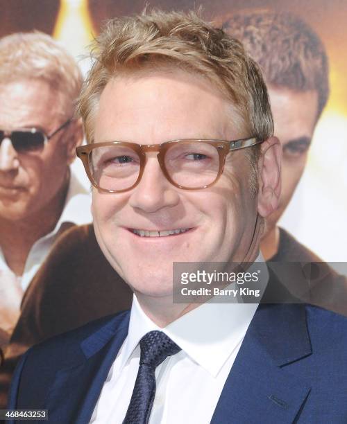 Director/actor Kenneth Branagh arrives at the Los Angeles Premiere 'Jack Ryan: Shadow Recruit" on January 15, 2014 at TCL Chinese Theatre in...