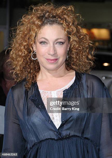 Actress Alex Kingstonarrives at the Los Angeles Premiere 'Jack Ryan: Shadow Recruit" on January 15, 2014 at TCL Chinese Theatre in Hollywood,...