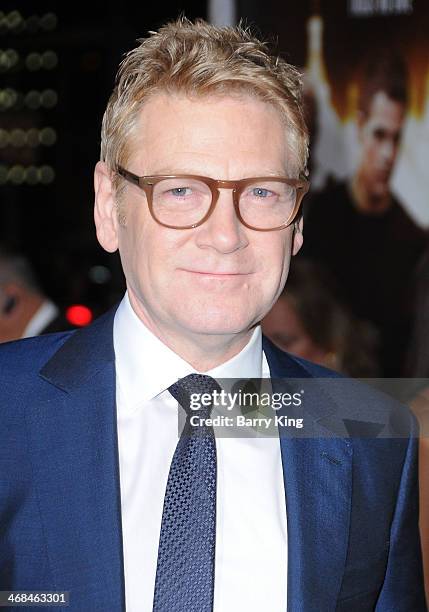 Director/actor Kenneth Branagh arrives at the Los Angeles Premiere 'Jack Ryan: Shadow Recruit" on January 15, 2014 at TCL Chinese Theatre in...