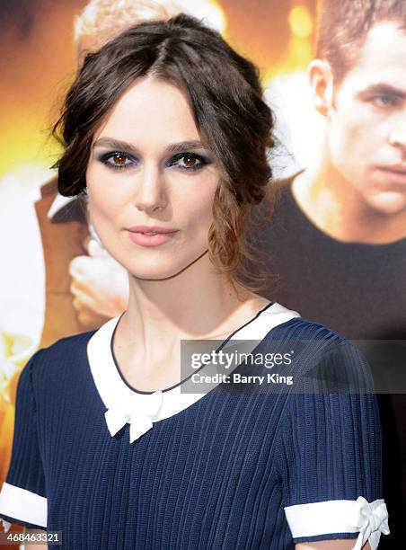 Actress Keira Knightley arrives at the Los Angeles Premiere 'Jack Ryan: Shadow Recruit" on January 15, 2014 at TCL Chinese Theatre in Hollywood,...