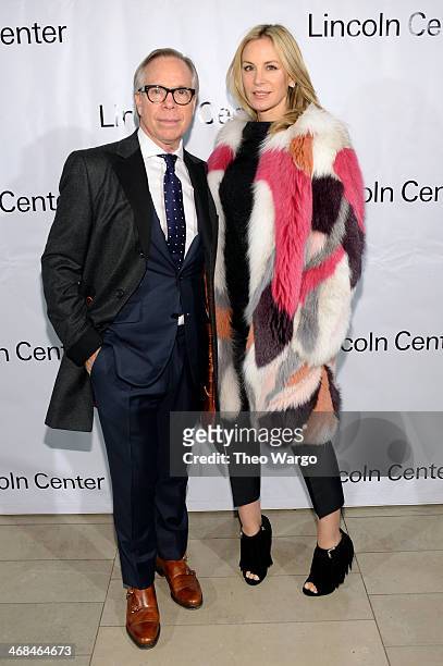 Fashion designer Tommy Hilfiger and Dee Hilfiger attends the Great American Songbook event honoring Bryan Lourd at Alice Tully Hall on February 10,...