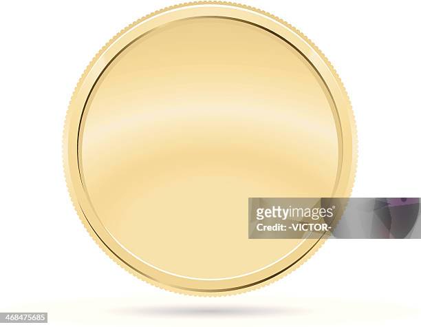 goldene münze, medaille - abzeichen stock-grafiken, -clipart, -cartoons und -symbole
