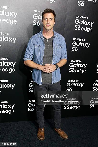 Actor Tilky Jones attends the Samsung Galaxy S 6 edge launch on April 2, 2015 in Los Angeles, California.