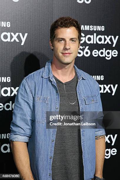Actor Tilky Jones attends the Samsung Galaxy S 6 edge launch on April 2, 2015 in Los Angeles, California.