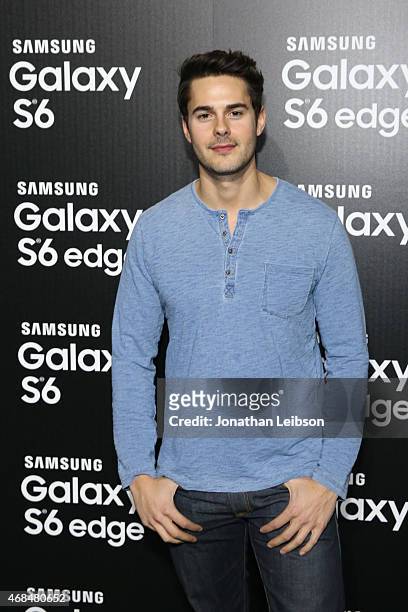Actor Jayson Blair attends the Samsung Galaxy S 6 edge launch on April 2, 2015 in Los Angeles, California.