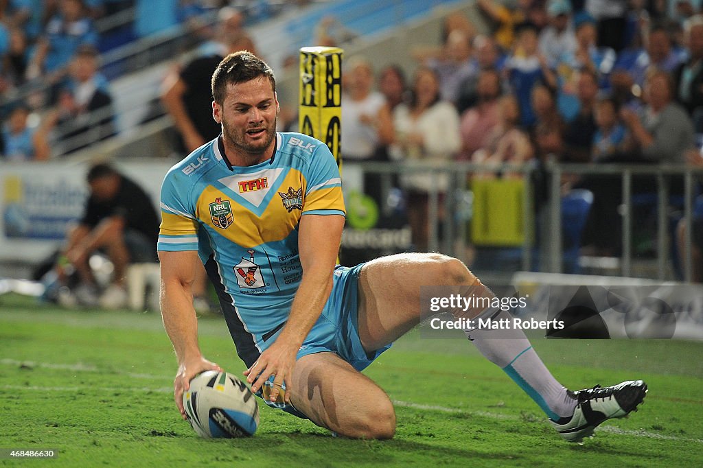 NRL Rd 5 - Titans v Broncos