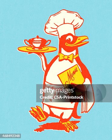 Penguin Chef and Server Penguin Chef and Server