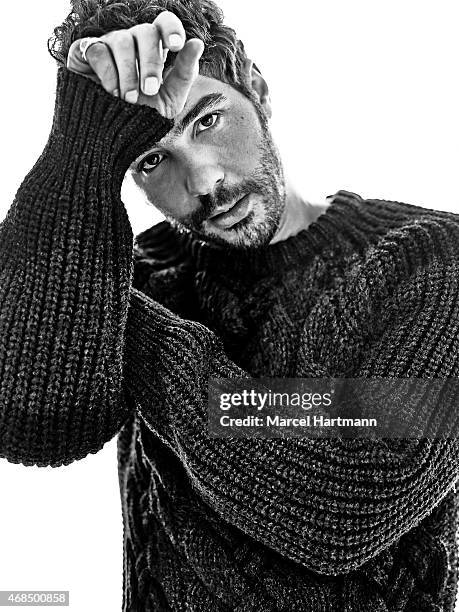 Actor Tahar Rahim is photographed for Icon Magazine on July 18, 2014 in Paris, France.