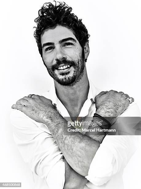 Actor Tahar Rahim is photographed for Icon Magazine on July 18, 2014 in Paris, France.