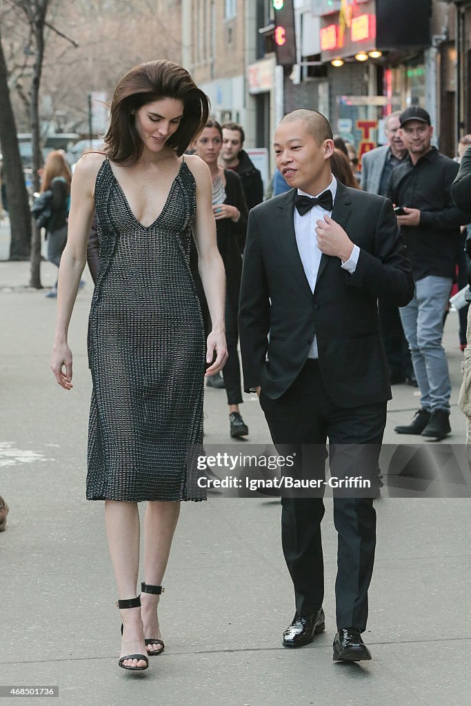 Celebrity Sightings In New York - April 02, 2015