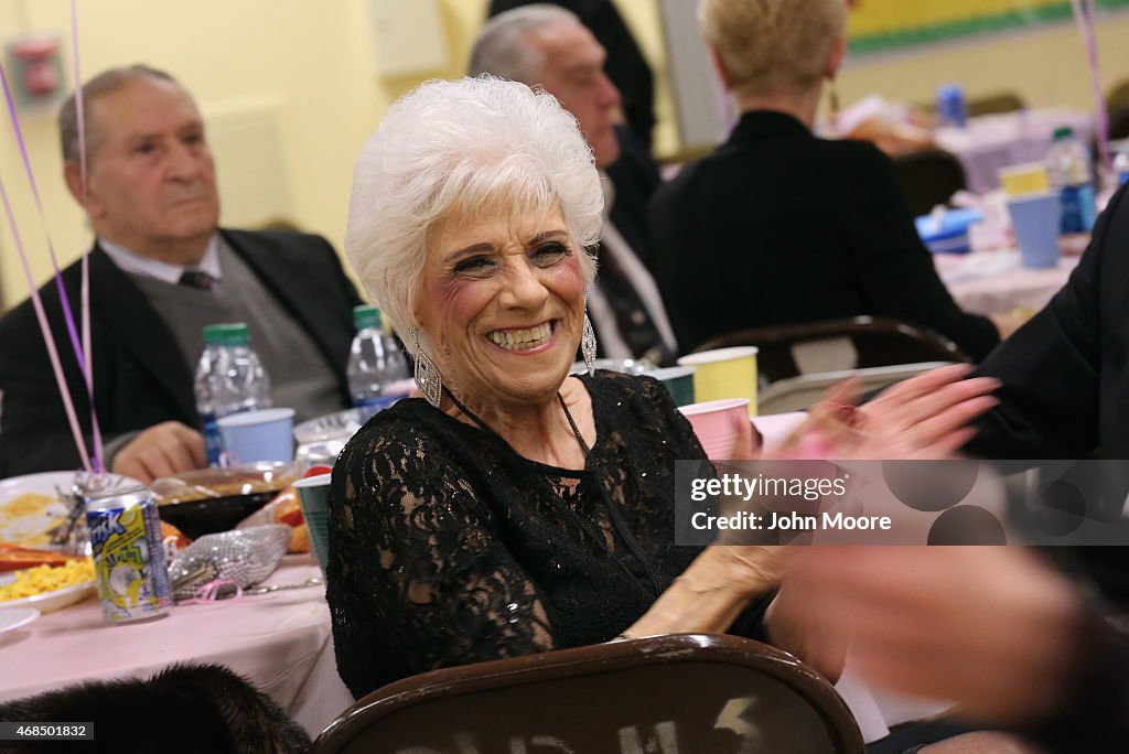 Elderly Staten Island Residents Mingle At "Senior Prom"