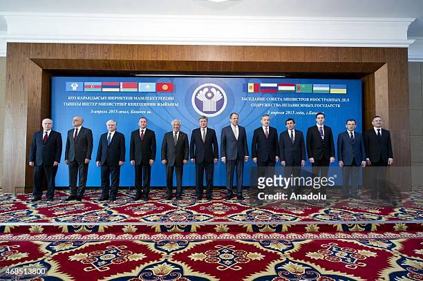 Kyrgyz Foreign Minister Erlan Abdyldaev , Armenian Minister of Foreign Affairs Edward Nalbandian , Belarusian Foreign Affairs Minister Vladimir Makey...