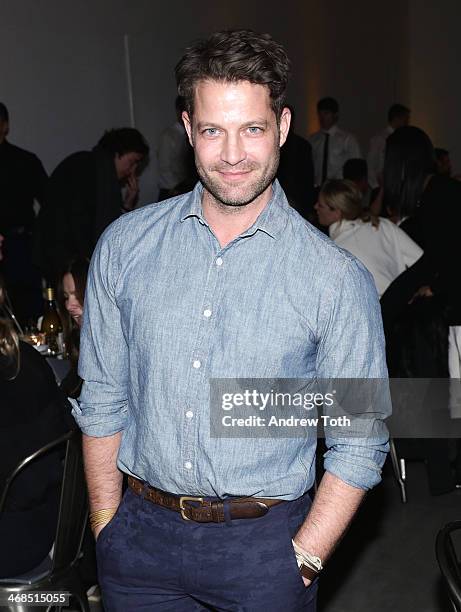 Designer Nate Berkus attends the dinner to celebrate the Brothers, Sisters, Sons And Daughters Spring 2014 campaign launch on February 10, 2014 in...