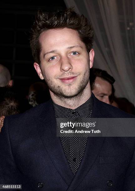 Writer Derek Blasberg attends the dinner to celebrate the Brothers, Sisters, Sons And Daughters Spring 2014 campaign launch on February 10, 2014 in...