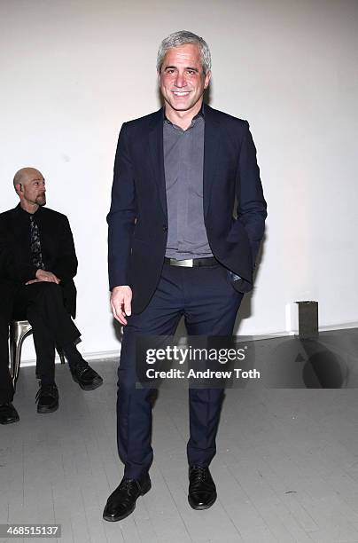 Barneys creative director Dennis Freedman attends the dinner to celebrate the Brothers, Sisters, Sons And Daughters Spring 2014 campaign launch on...