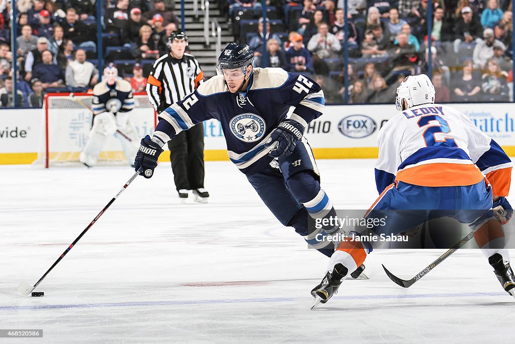 New York Islanders v Columbus Blue Jackets