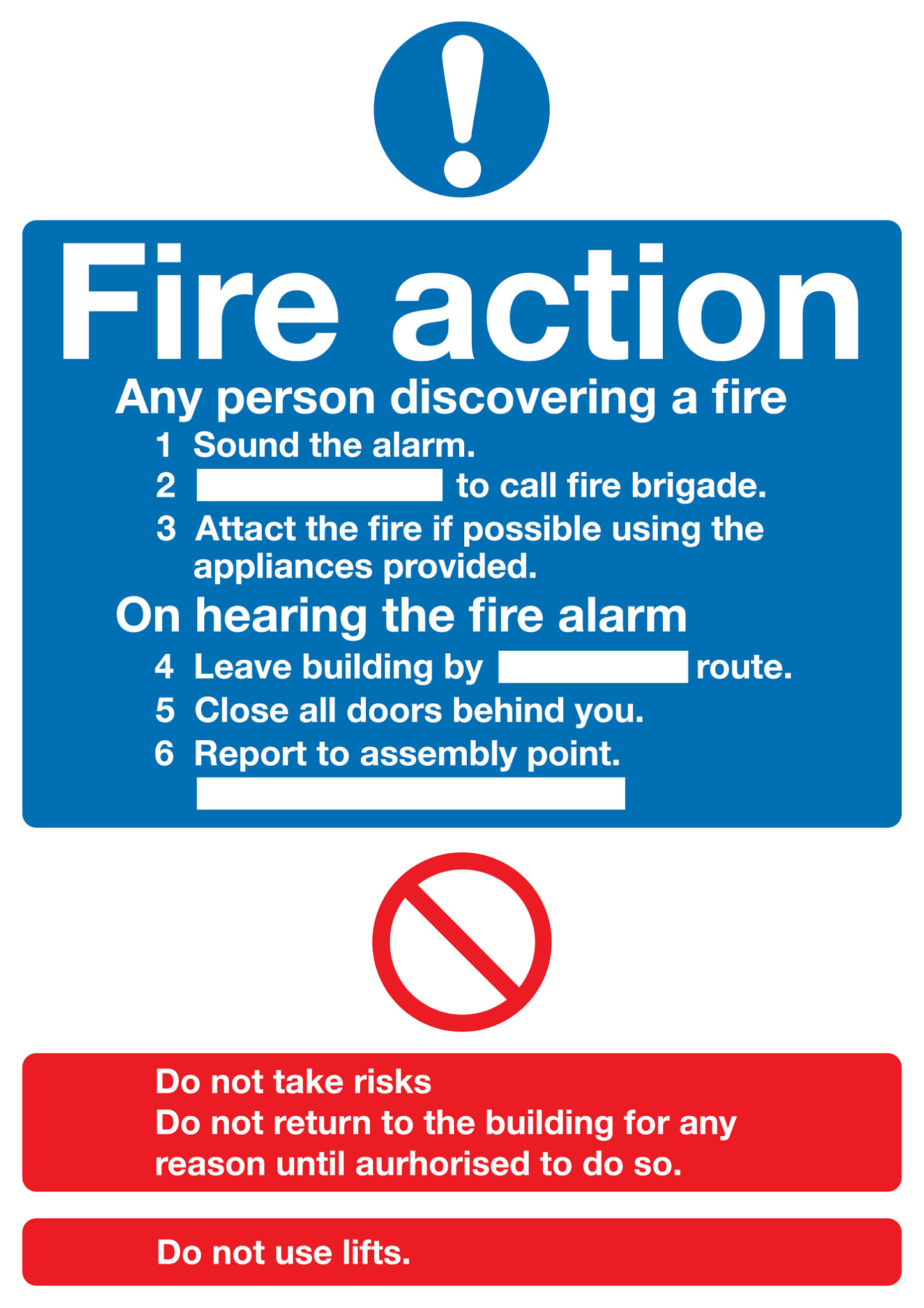 fire escape plan