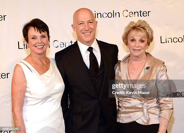 Sherion Lourd, Bryan Lourd and Penny Lourd attend The Great American Songbook event honoring Bryan Lourd at Alice Tully Hall on February 10, 2014 in...