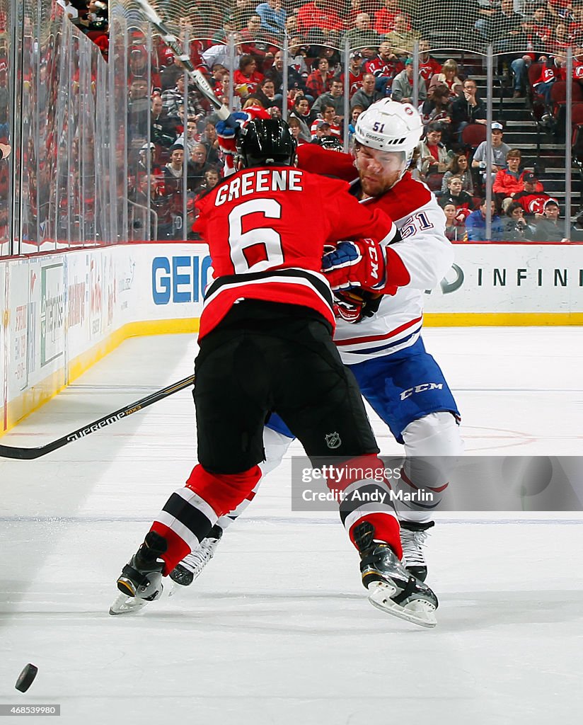 Montreal Canadiens v New Jersey Devils