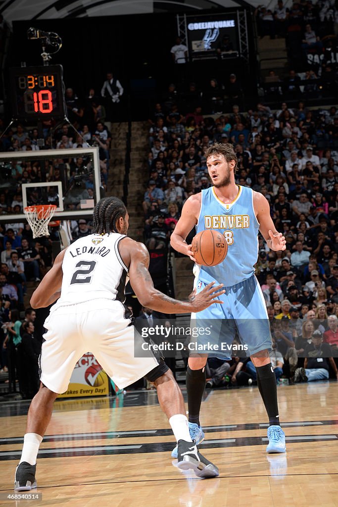 Denver Nuggets v San Antonio Spurs