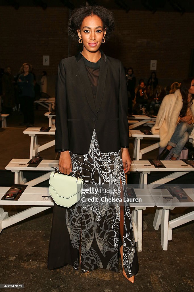 Honor - Front Row - Mercedes-Benz Fashion Week Fall 2014