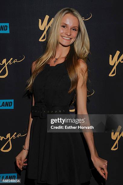 Model Elena Kurnosova attends the premiere of TV Land's "Younger" at Landmark Sunshine Cinema on March 31, 2015 in New York City.