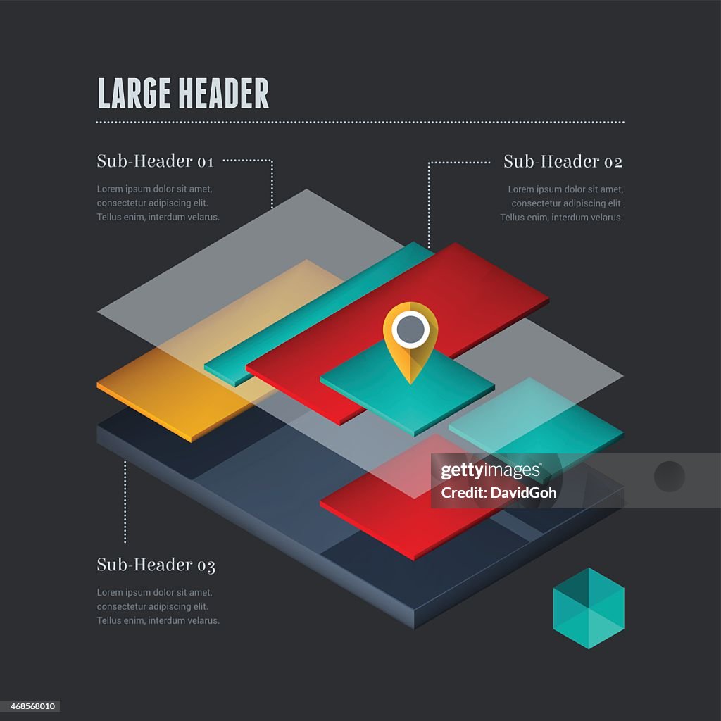 Infographic Elements - Layered Elements
