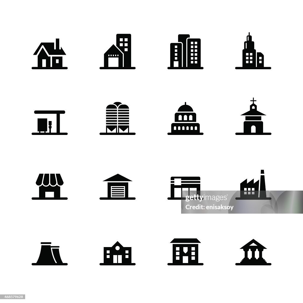 Iconos de edificios