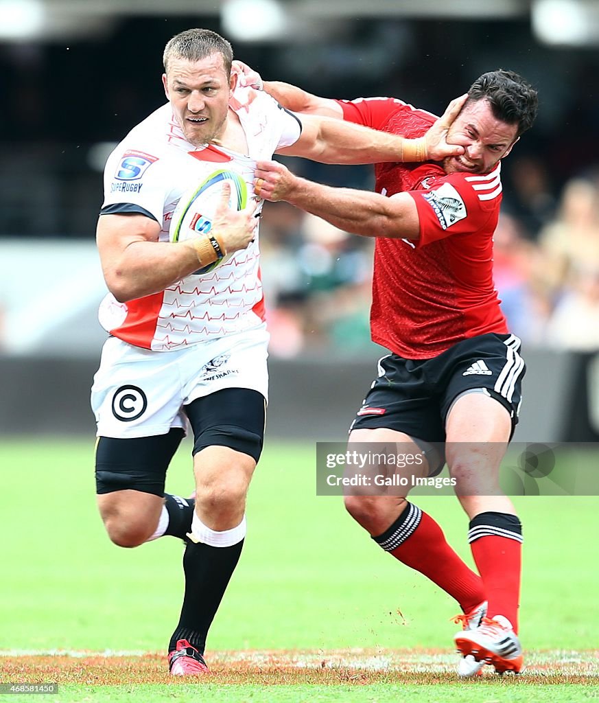 Super Rugby Rd 8 - Sharks v Crusaders